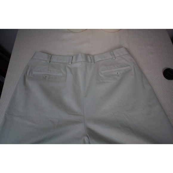 BROOKS BROTHERS Pant Advantage Chino All Cotton Pleated Cuff Beige Tan W40/L34 - Picture 6 of 9